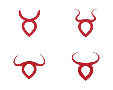 Taurus Logo Şablon vektör çizimi tasarımı