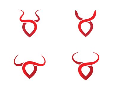 Taurus Logo Şablon vektör çizimi tasarımı
