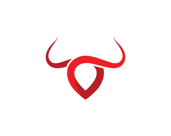 Taurus Logo Plantilla Vector Icono Ilustración Diseño — Vector de stock