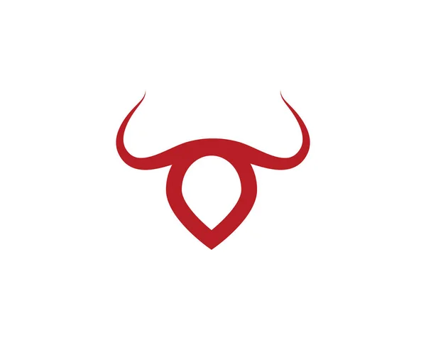 Taurus Logo Plantilla Vector Icono Ilustración Diseño — Archivo Imágenes Vectoriales