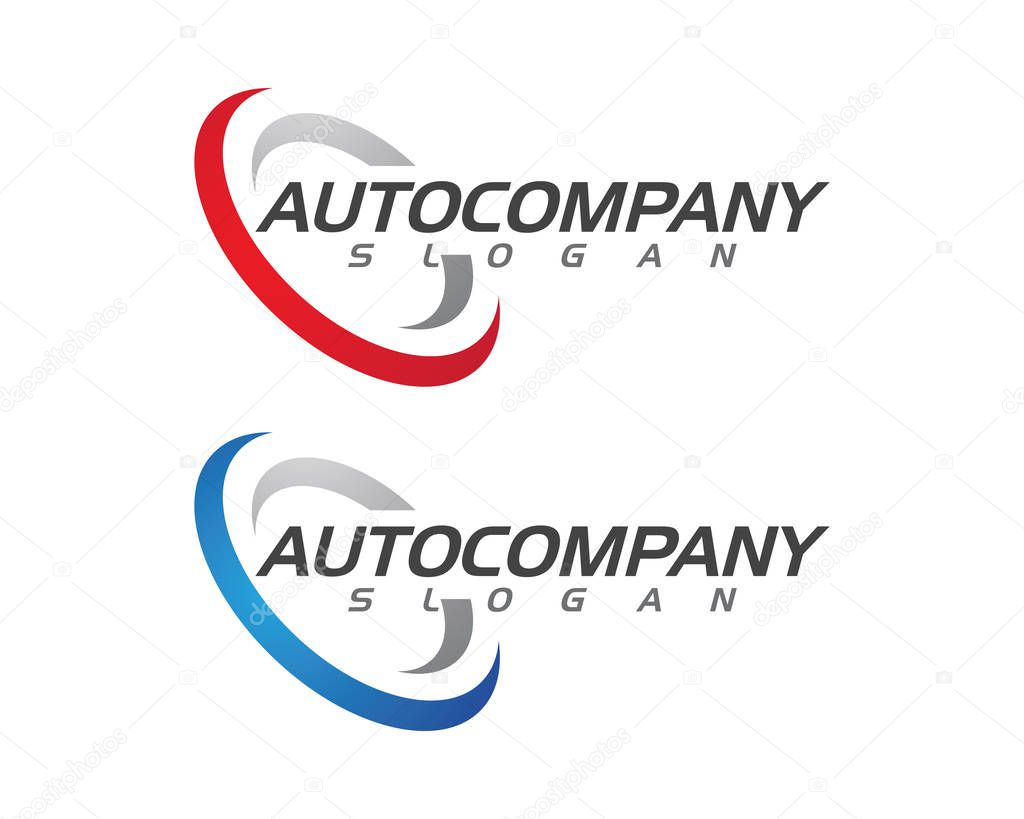 Speed Auto car Logo Template vector illustration icon design