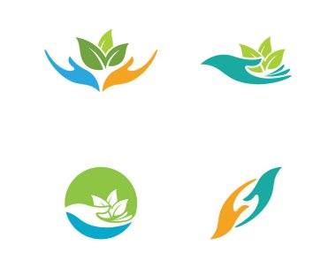 El Bakımı Logo Şablonu Vektör İşletmesi