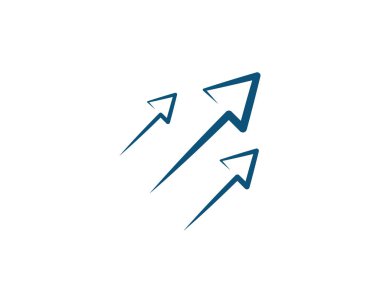 Ok vektör illüstrasyon simgesi Logo Şablonu tasarımı