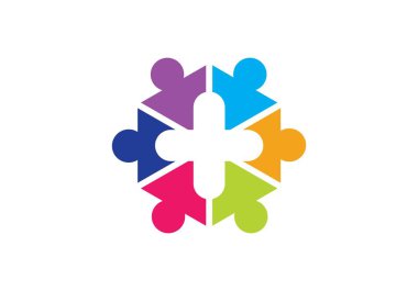 Tıbbi Logo vektör çizim tasarım şablonu