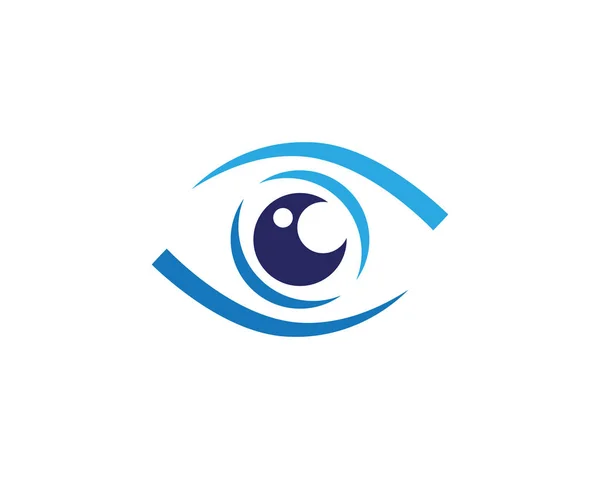 Identidade Marca Corporate Eye Care Design Logotipo Vetor — Vetor de Stock