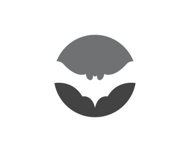 Yarasa vektör simgesi logo şablonu çizim tasarımı