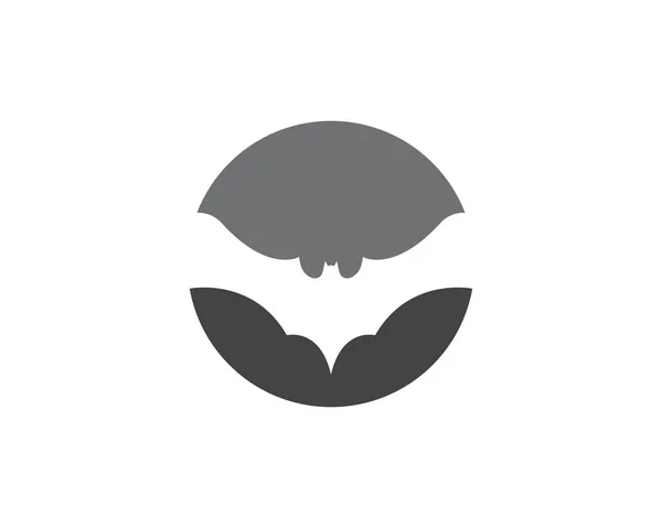 Fledermaus Vektor Symbol Logo Vorlage Illustration Design — Stockvektor