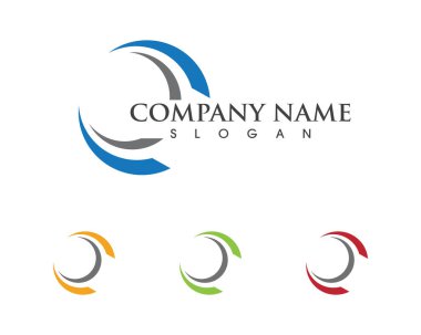 C Harfi Logo Şablonu vektör simgesi tasarımı