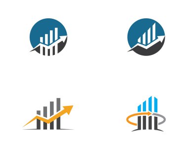 Business Finance Logo şablon vektör simgesi tasarımı