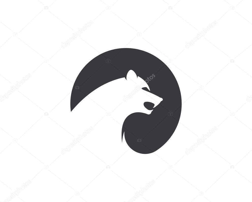 Puma Logo design vector illustration design template