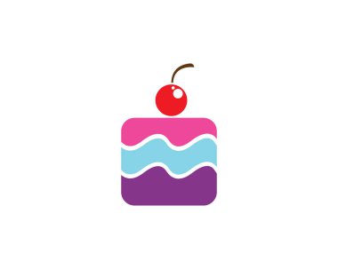 Kek işareti simgesi vektör çizim şablonu 