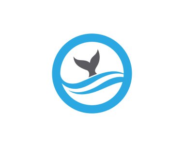 Balık logo şablonu yaratıcı vektör simgesi simgesi