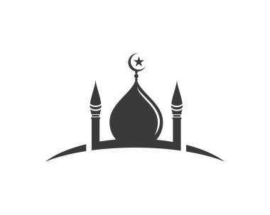 Müslüman ikon vektör illüstrasyon tasarım şablonu