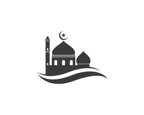 Moslem Icon Vektor Illustration Design Vorlage — Stockvektor