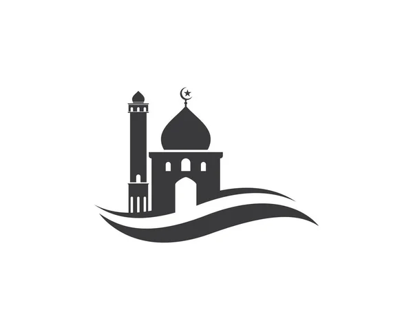 Moslem Icon Vektor Illustration Design Vorlage — Stockvektor