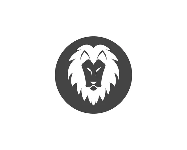 Lion Logo Modèle Vectoriel Icône Illustration Design — Image vectorielle