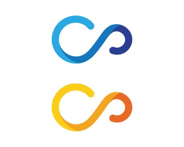 Sonsuzluk Tasarımı Vektör Simgesi Logo şablonu tasarımı