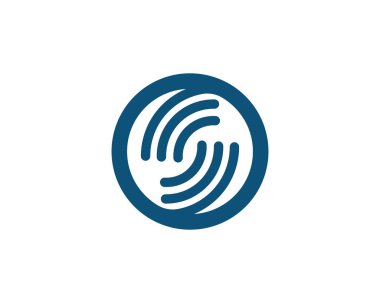 Kablosuz Logo şablonu vektör simge illüstrasyon tasarımı