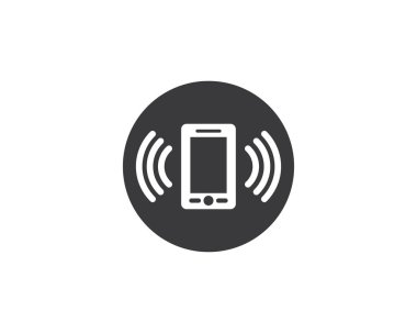 Kablosuz Logo şablonu vektör simge illüstrasyon tasarımı