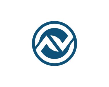 Bir Harf Logo Şablonu vektör illüstrasyon tasarımı