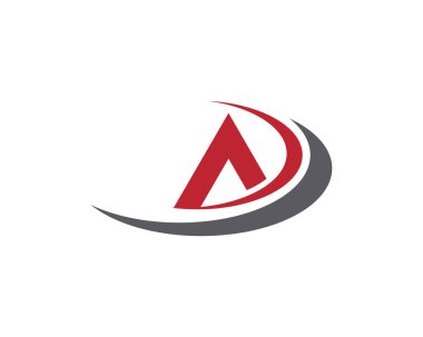 Bir Harf Logo Şablonu vektör illüstrasyon tasarımı