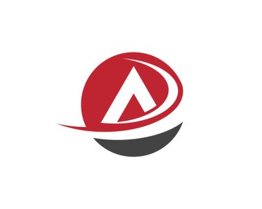 Bir Harf Logo Şablonu vektör illüstrasyon tasarımı