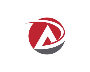 Bir Harf Logo Şablonu vektör illüstrasyon tasarımı