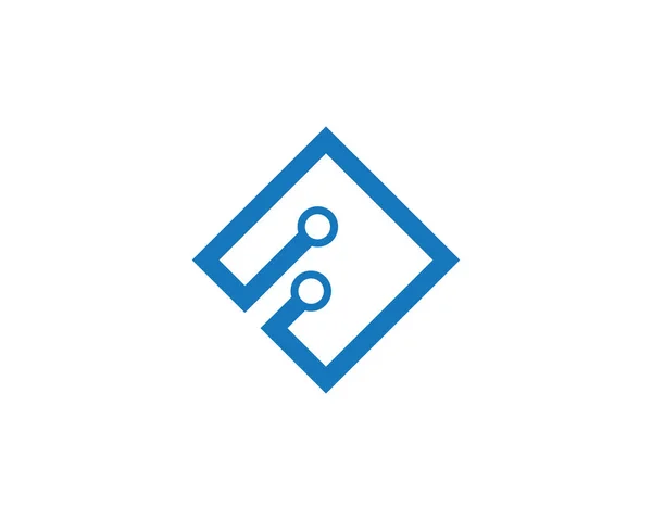 Конструкция Векторных Иконок Шаблона Логотипа — стоковый вектор