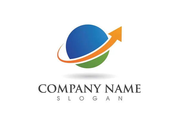Sneller Logo Sjabloon Vector Pictogram Illustratie Ontwerp — Stockvector