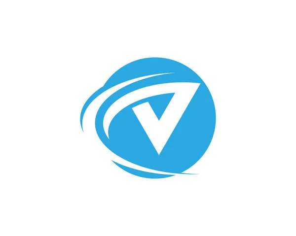 Lettera Logo Modello Icona Vettoriale Illustrazione — Vettoriale Stock
