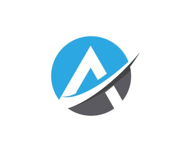 Bir Harf Logosu İş Şablonu Vektör tasarımı