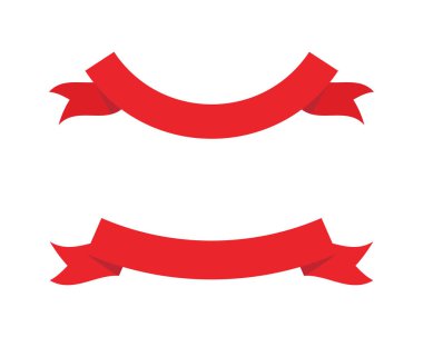 Kurdele beyaz arka plan üzerinde izole illüstrasyon tasarım vektör