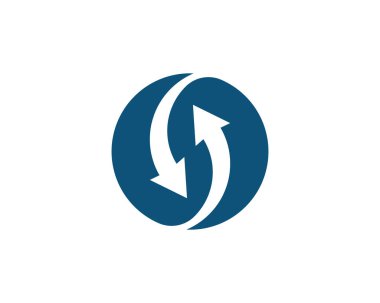 Ok vektör illüstrasyon simgesi Logo Şablonu tasarımı