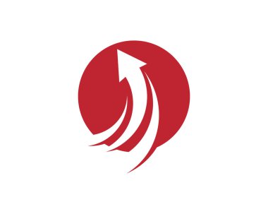Ok vektör illüstrasyon simgesi Logo Şablonu tasarımı