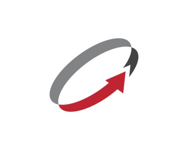 Ok vektör illüstrasyon simgesi Logo Şablonu tasarımı