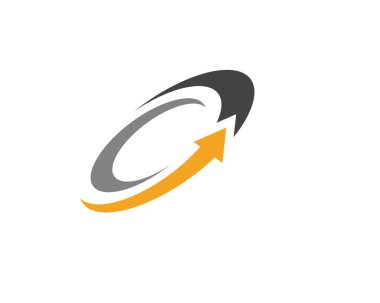 Ok vektör illüstrasyon simgesi Logo Şablonu tasarımı