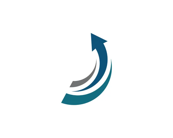 Ikona Wektora Strzałki Ikona Logo Projekt Szablonu — Wektor stockowy
