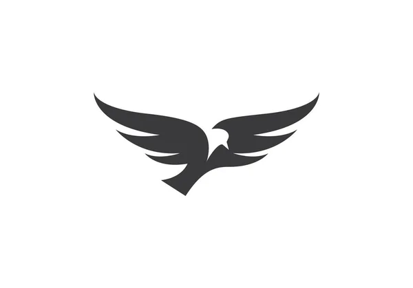 Flügel Vogel Logo Vorlage Vektor Icon Design — Stockvektor