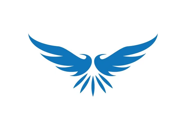 Конструкция Векторной Иконки Логотипа Wing Bird — стоковый вектор