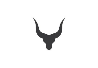 Bull Logo Şablonu vektör çizimi
