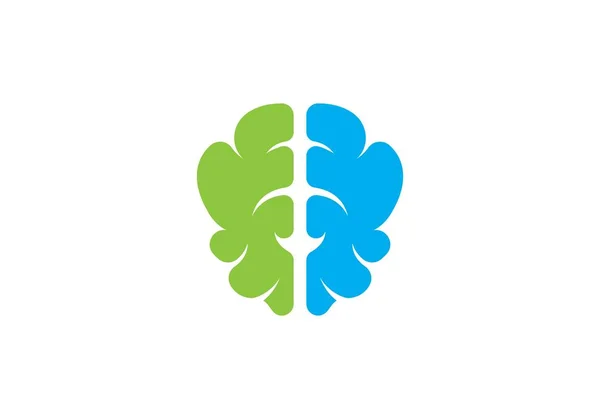 Hjärnan Logotypen Vektor Symbol Mall — Stock vektor