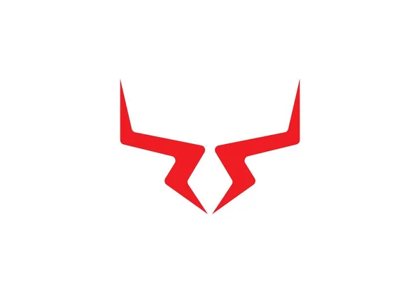 Ilustrace Vektoru Symbolu Bull Logo — Stockový vektor