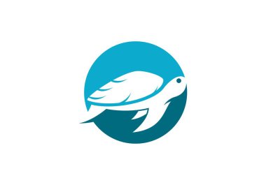 Kaplumbağa logo vektör çizim tasarım