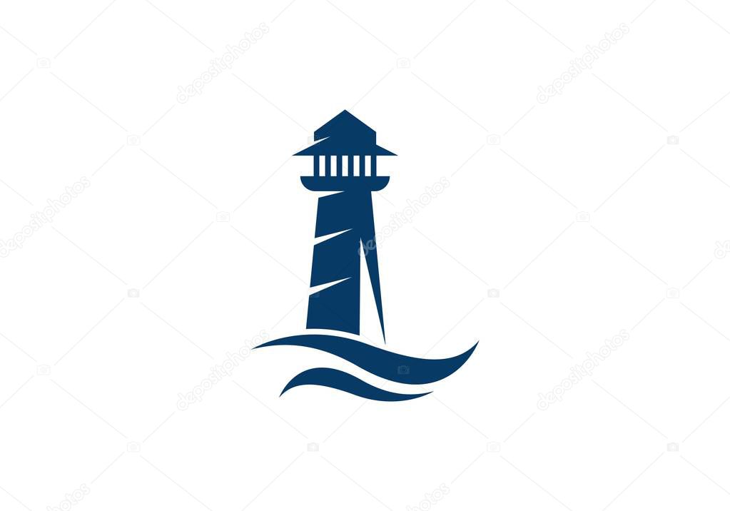 Light House Logo vector Template