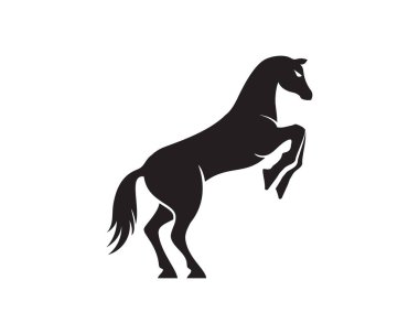 At Logosu Şablonu Vektör resimleme tasarımı