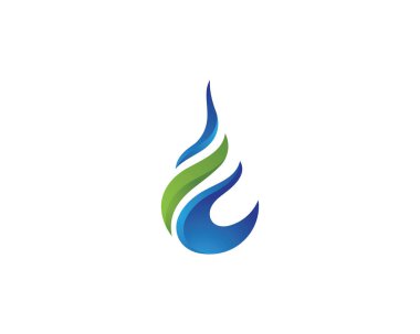 su damlası Logo Şablonu vektör çizimi tasarımı