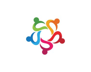 Evlat Edinme ve Toplum Bakımı Logo şablonu vektör simgesi