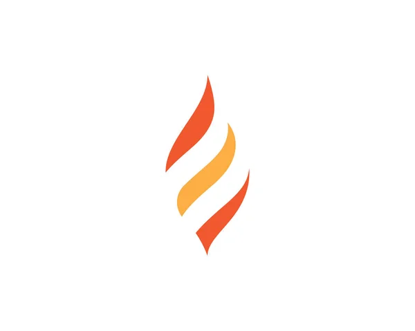 Конструкция Векторной Иллюстрации Логотипа Fire Flame — стоковый вектор