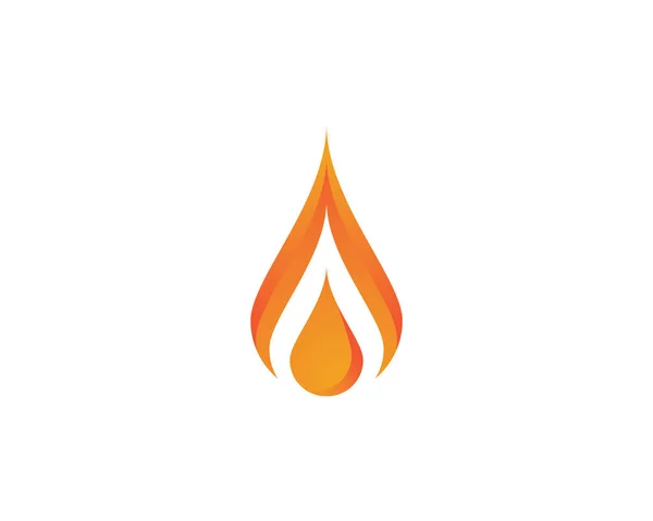Api Api Logo Templat Desain Vektor - Stok Vektor