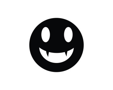 Düz tasarım karakter simgeler vektör çizim hayalet